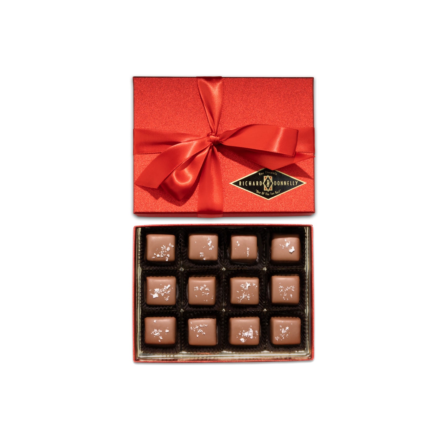 12 Piece Milk Chocolate Sea Salt Caramel Gift Box