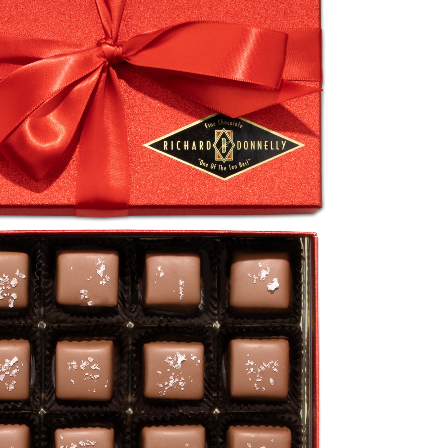 12 Piece Milk Chocolate Sea Salt Caramel Gift Box