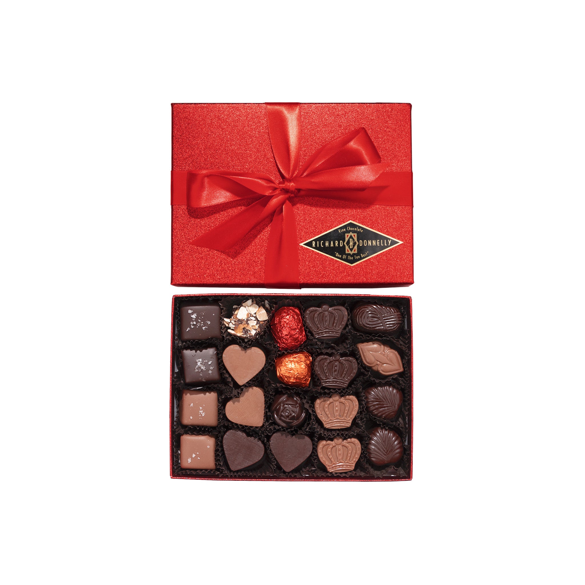 4 Piece Gourmet Truffle Box with Custom Tag | Munsons Chocolates