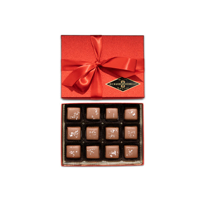 12 Piece Milk Chocolate Sea Salt Caramel Gift Box