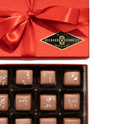12 Piece Milk Chocolate Sea Salt Caramel Gift Box